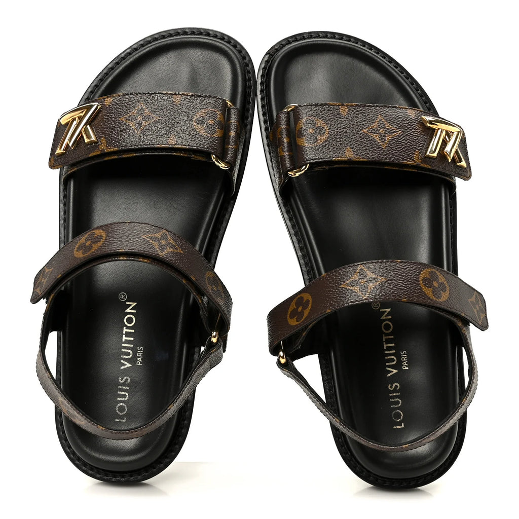 Louis Vuitton Monogram Paseo Sandals