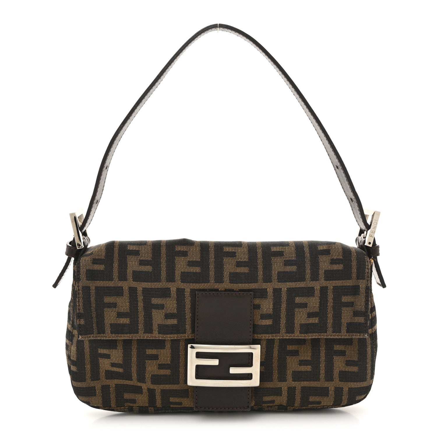 Fendi Zucca Monogram Canvas Baguette