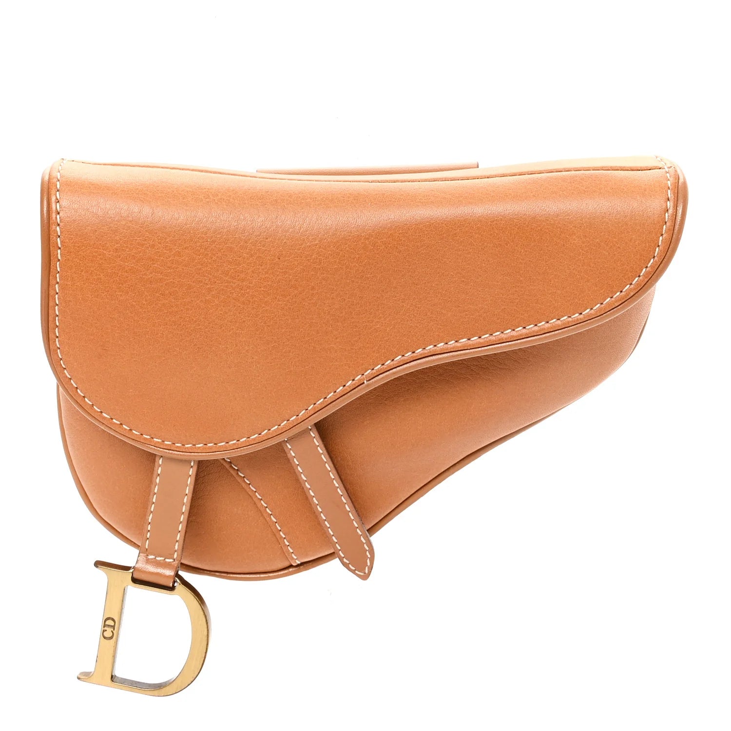 Dior Tan Grained Leather Saddle