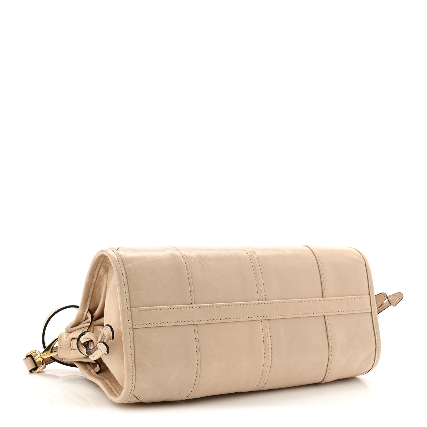 Prada Beige Nappa Leather Shoulder Bag