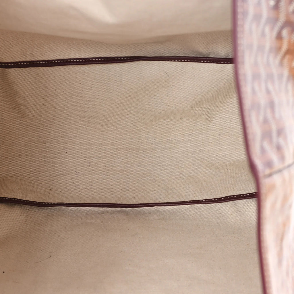 Goyard Burgundy Goyardine Saint Louis