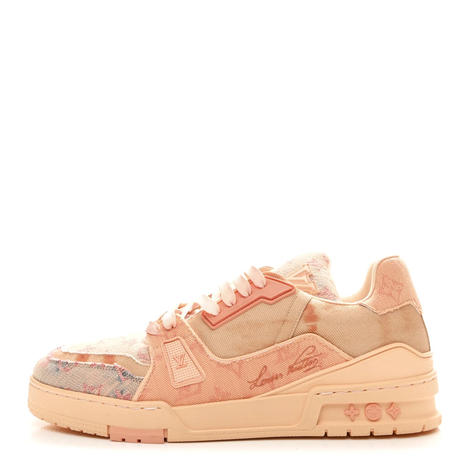 Louis Vuitton Peach Monogram Trainer