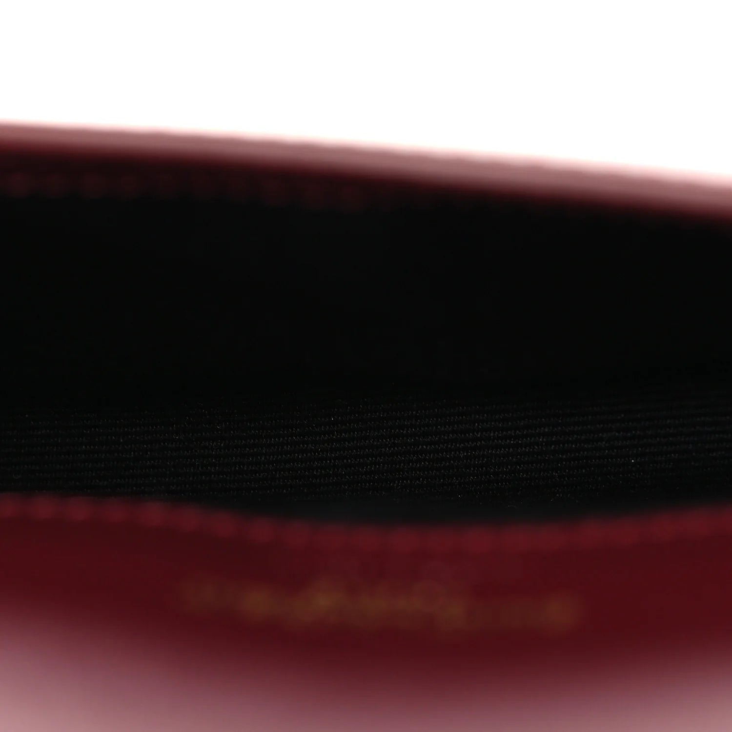 Saint Laurent Burgundy Patent Kate Bag