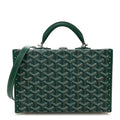 Goyard Green Goyardine Trunk Bag
