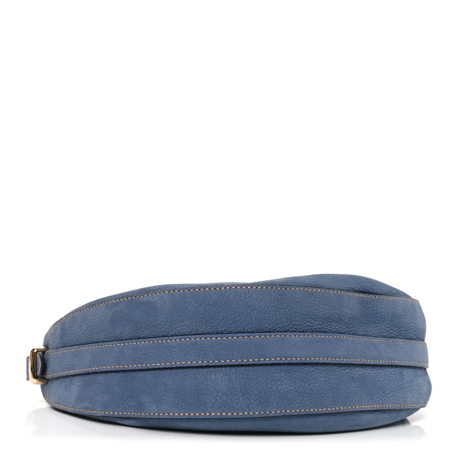 Prada Blue Grained Leather Arqué
