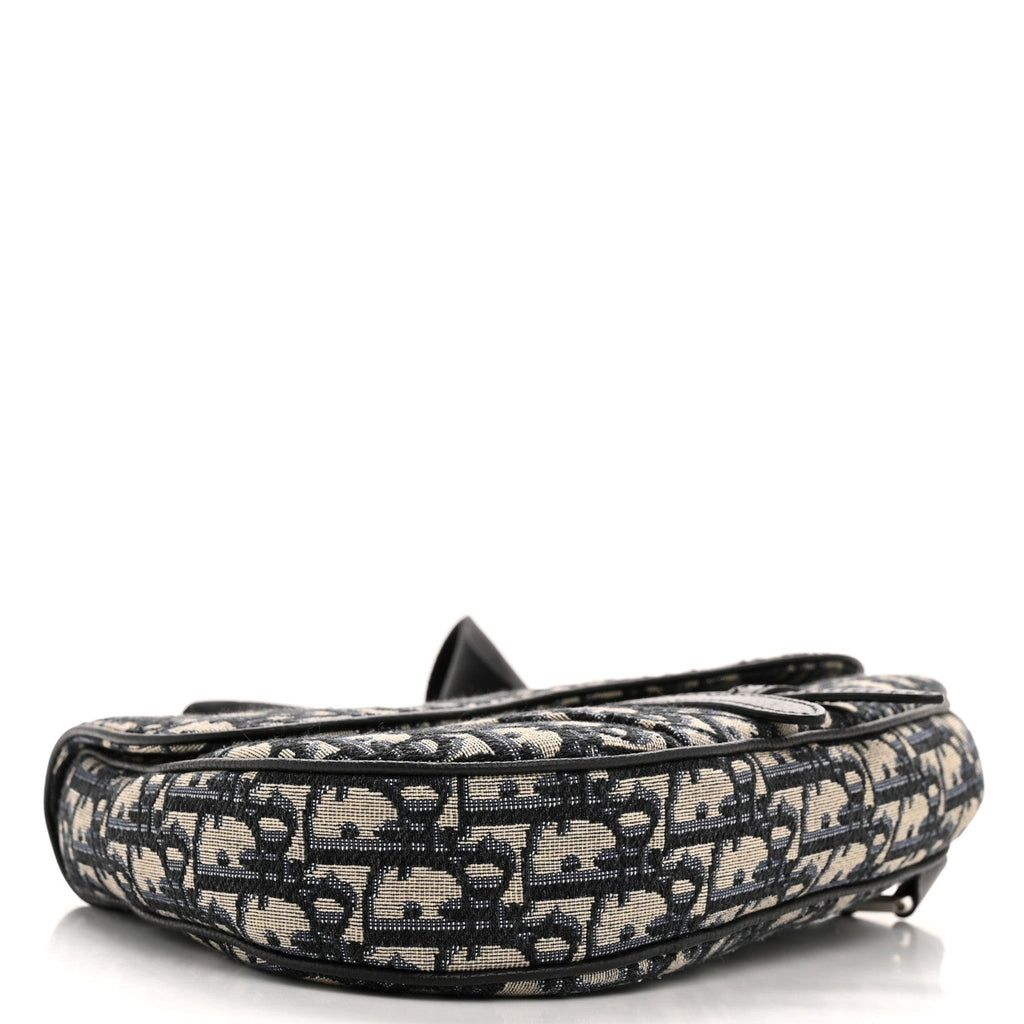 Dior Oblique Jacquard Saddle Bag