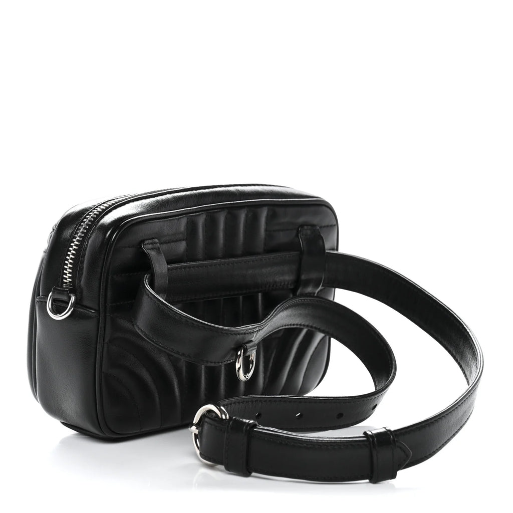 Prada Black Quilted Leather Belt Bag