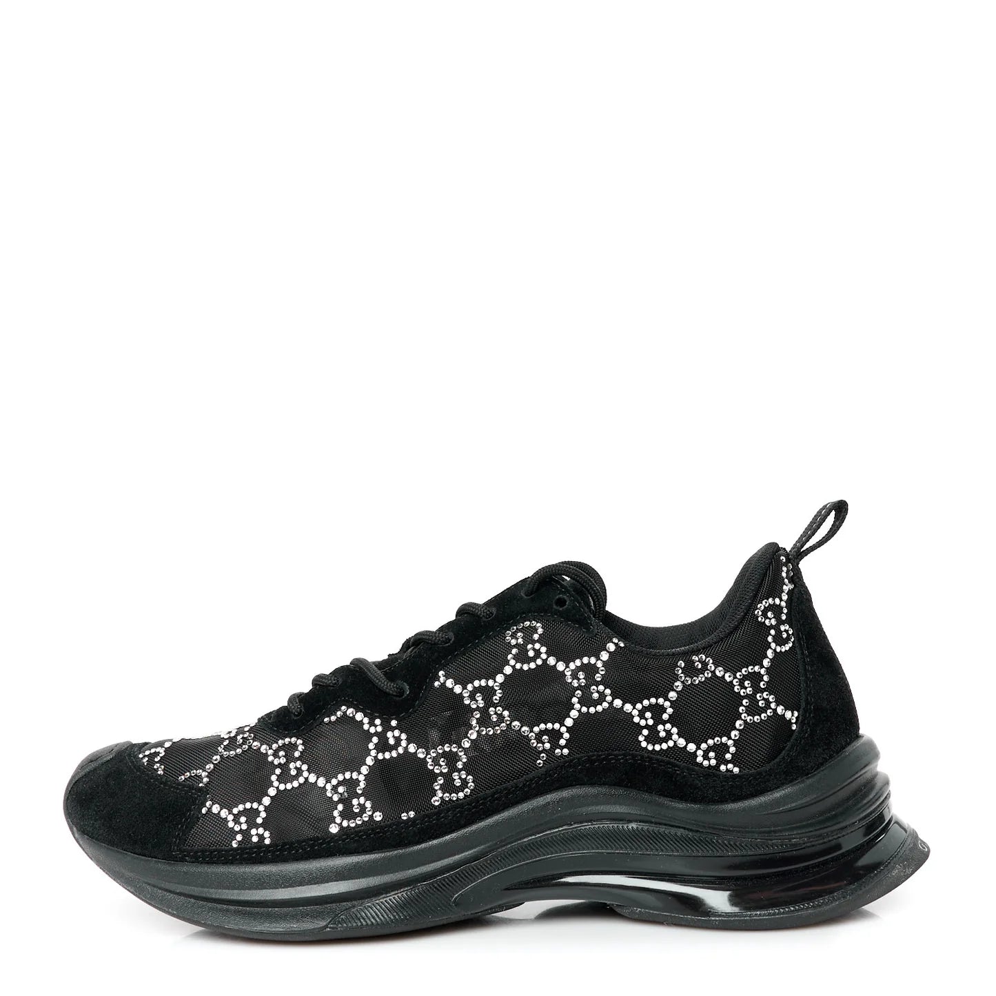 Gucci Crystal GG Mesh Sneakers