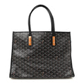 Goyard Black Goyardine Voltaire Tote