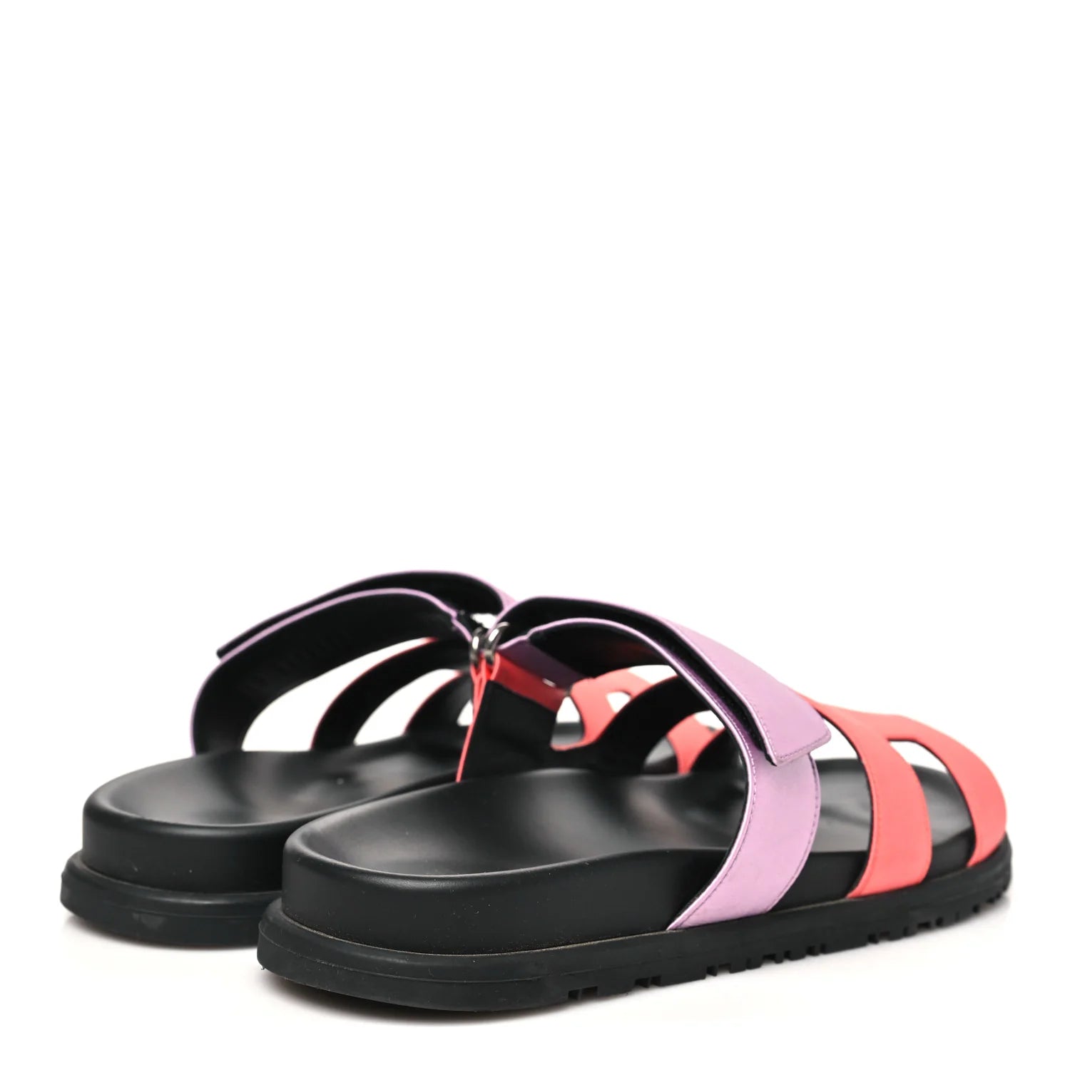 Hermes Bicolor Leather Chypre Sandals