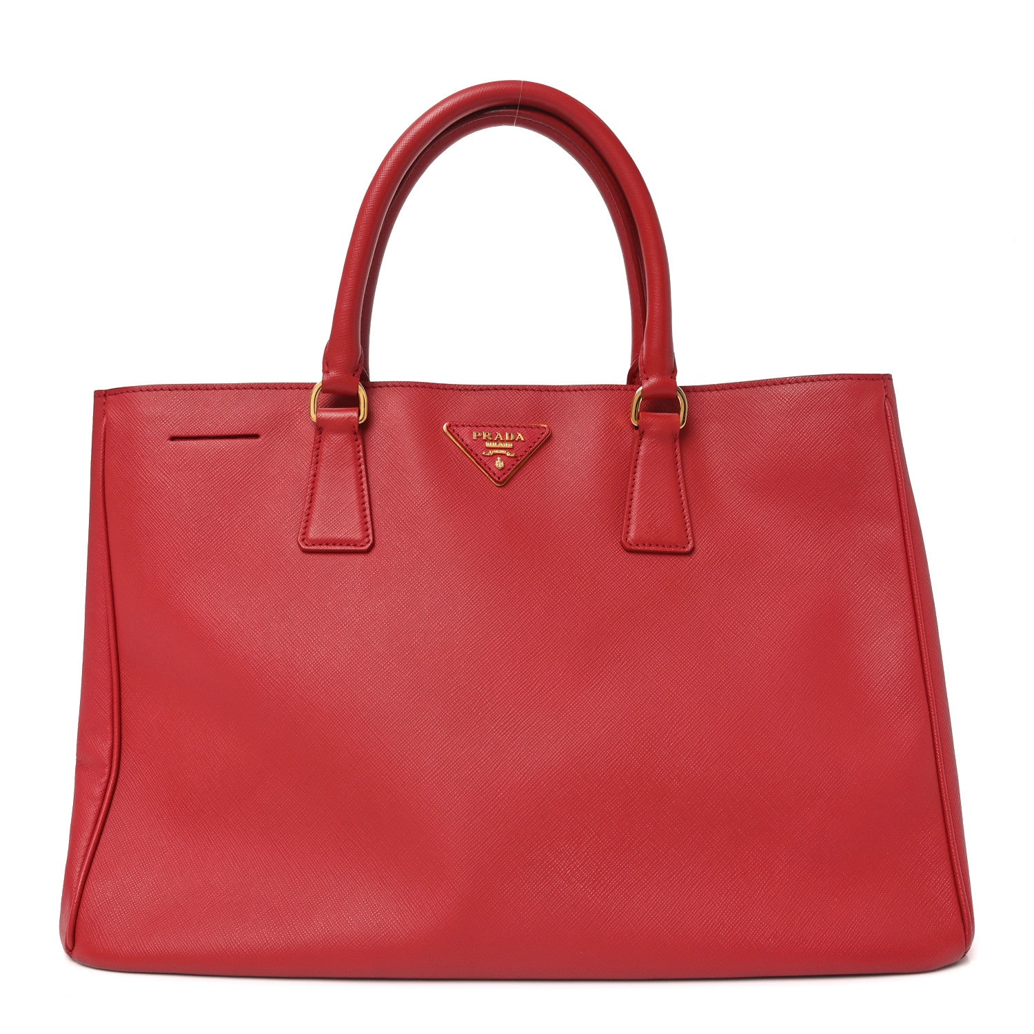 Prada Red Saffiano Galleria Tote