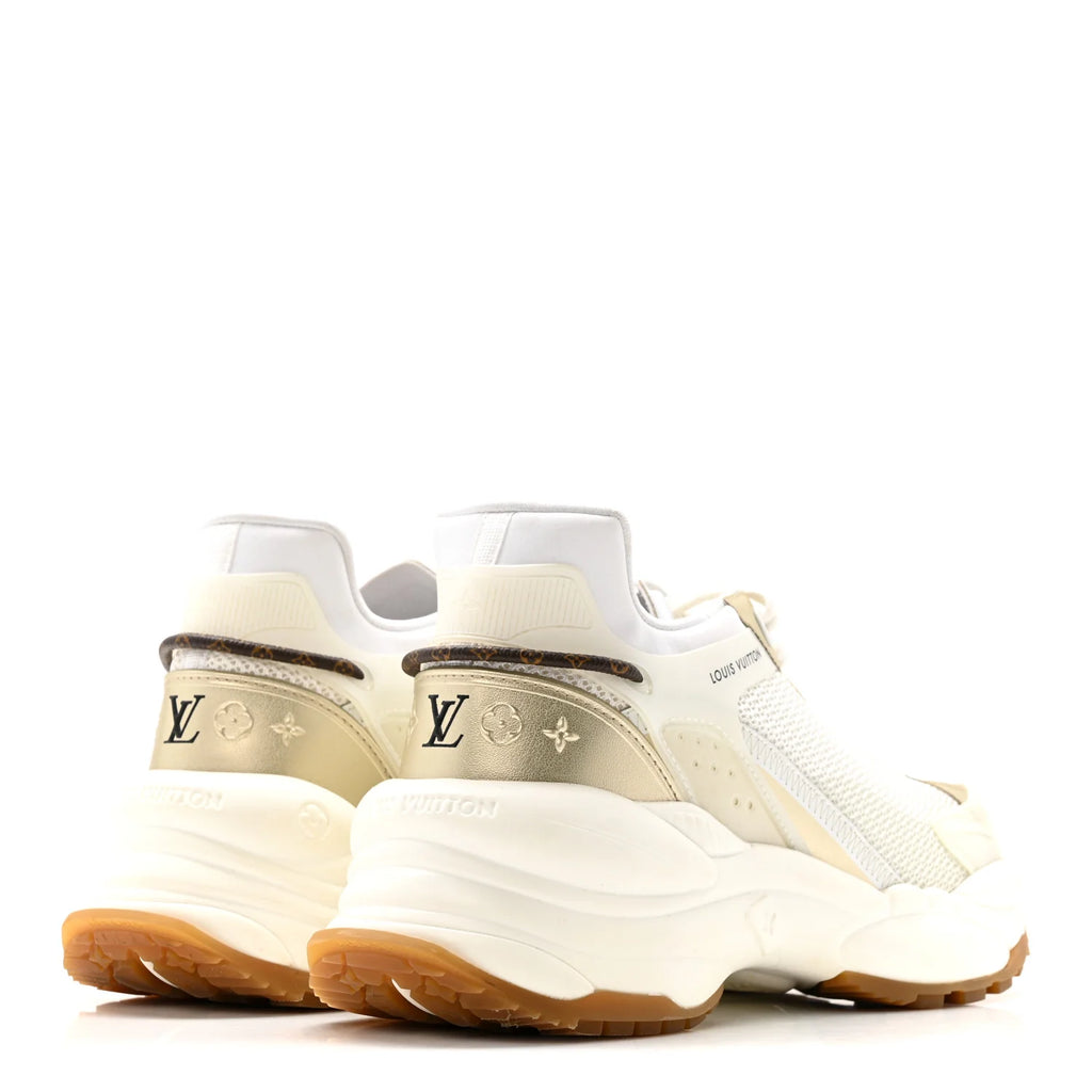Louis Vuitton White Run 55 Sneakers