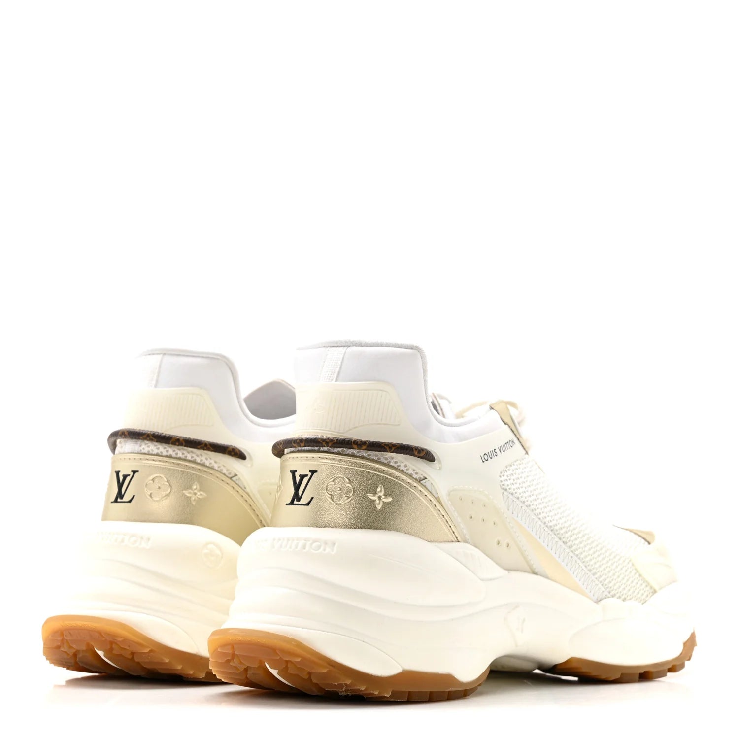 Louis Vuitton White Run 55 Sneakers