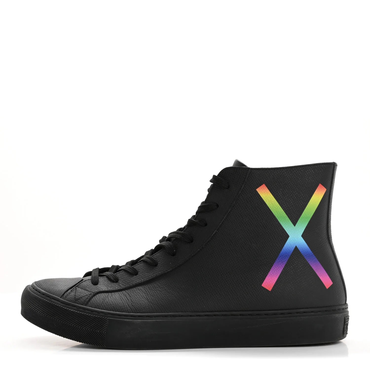 Louis Vuitton Black Rainbow High-Top