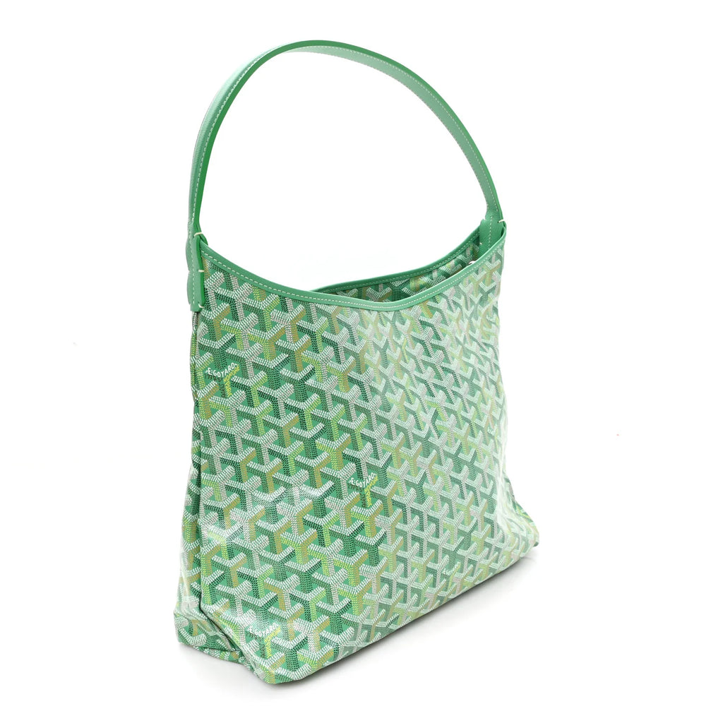 Goyard Green Goyardine Hobo Bag