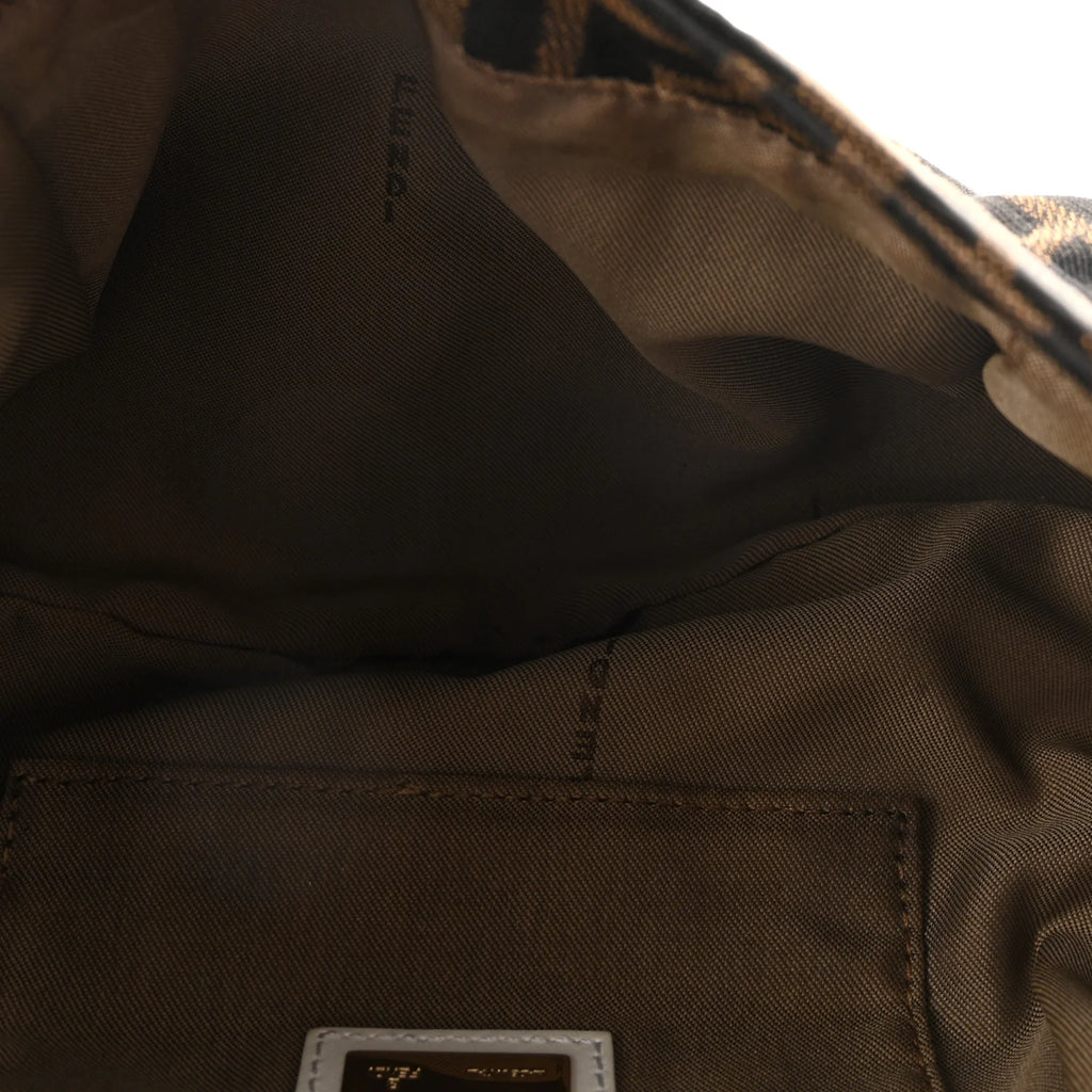 Fendi Zucca Canvas Shoulder Bag