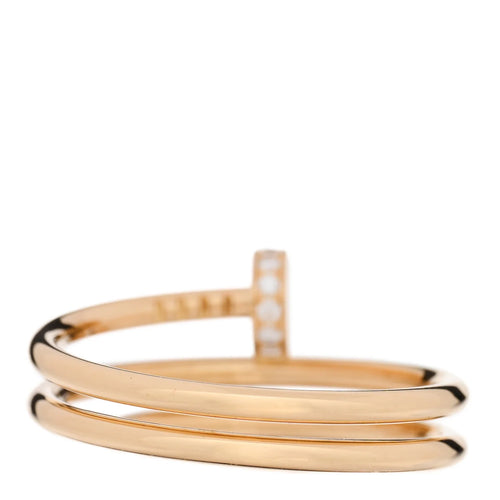 Cartier Gold Diamond Clou Ring