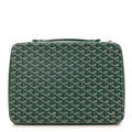 Goyard Green Goyardine Travel Case