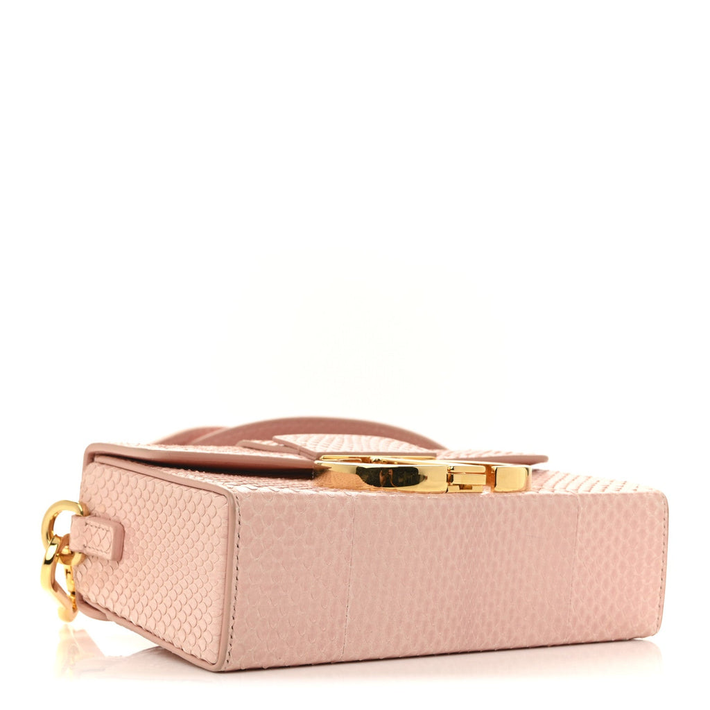 Dior Pink Python Montaigne Bag