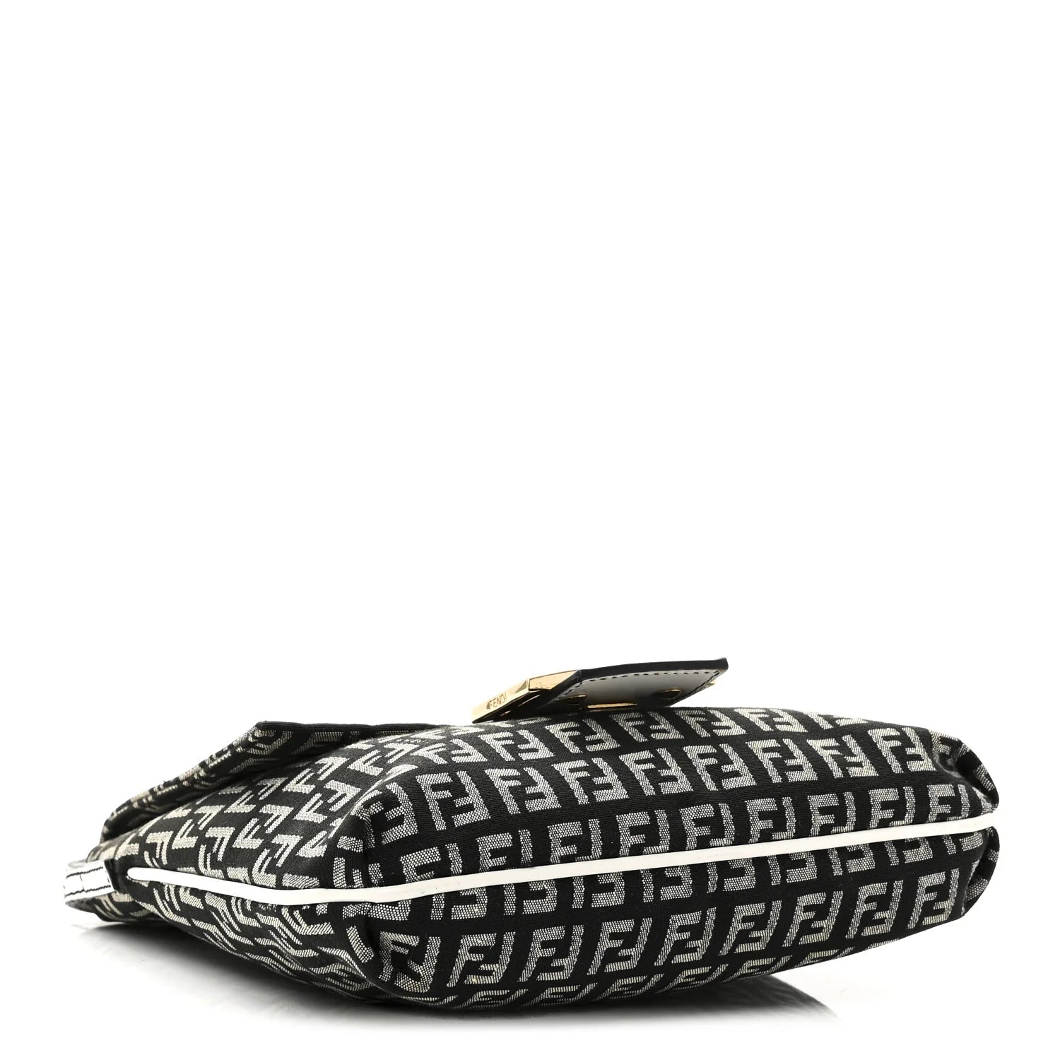Fendi Black Zucchino Canvas Bag