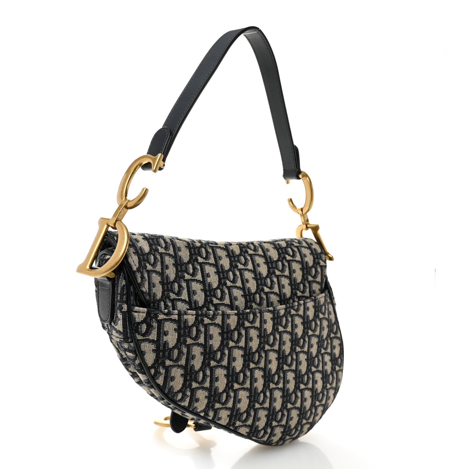 Dior Oblique Jacquard Saddle Bag
