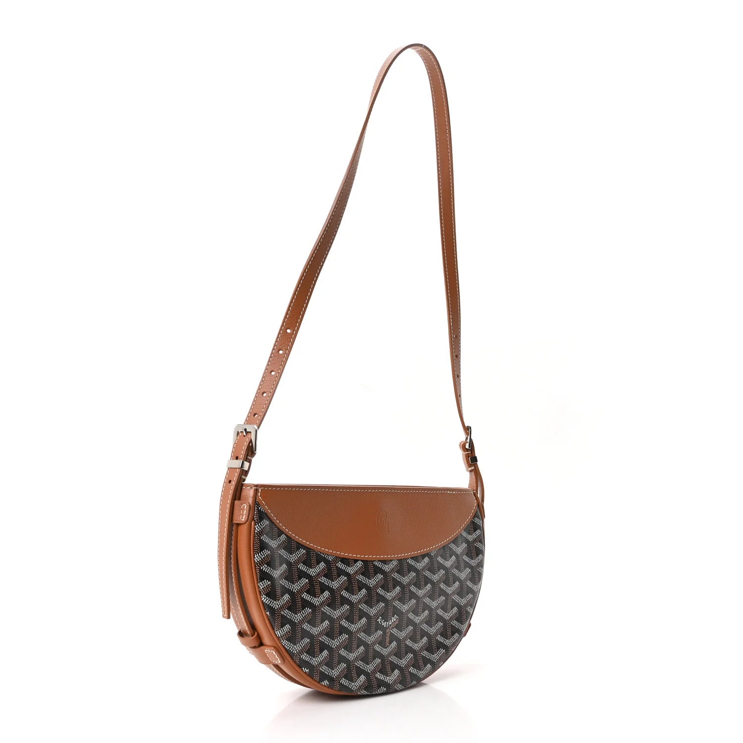 Goyard Black Goyardine Belvedere Bag
