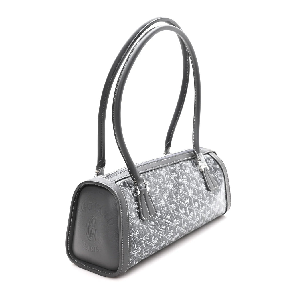 Goyard Grey Goyardine Compiegne Bag