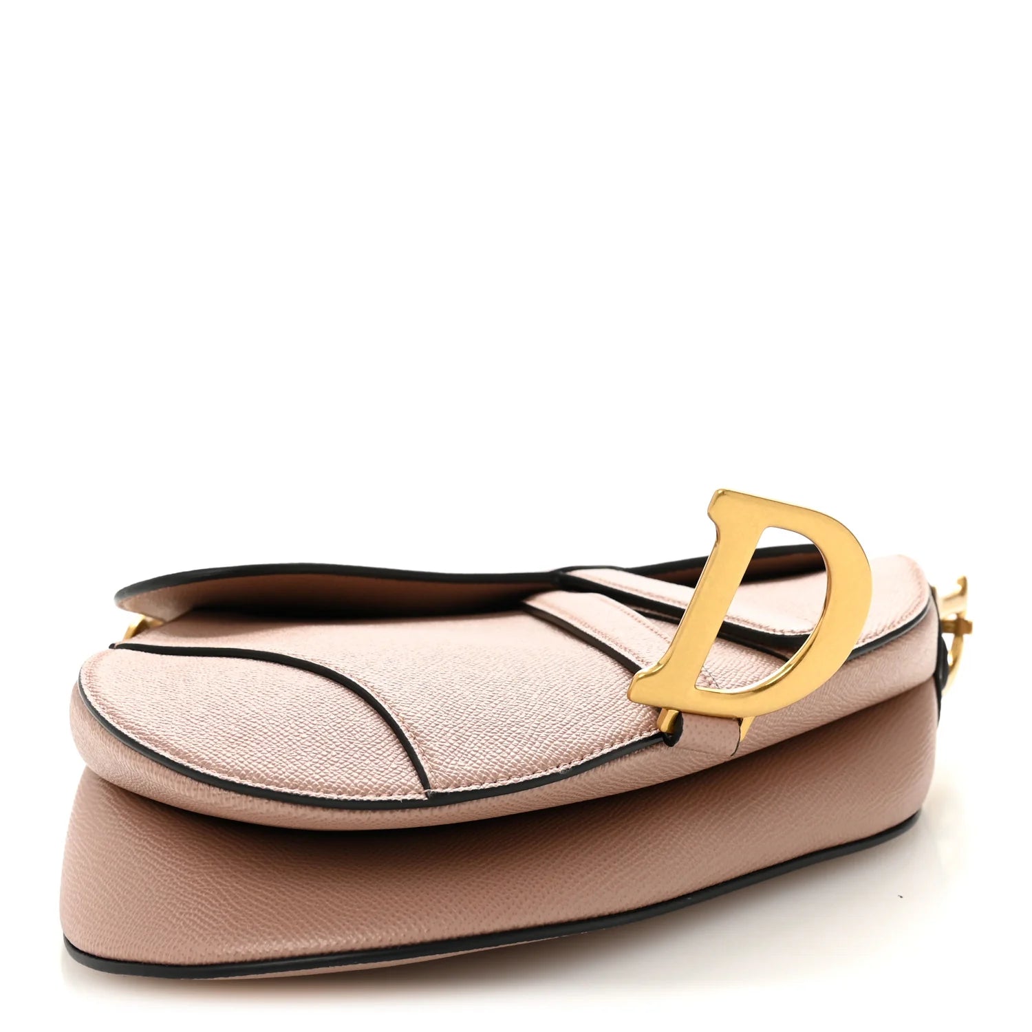 Dior Grained Leather Saddle Bag