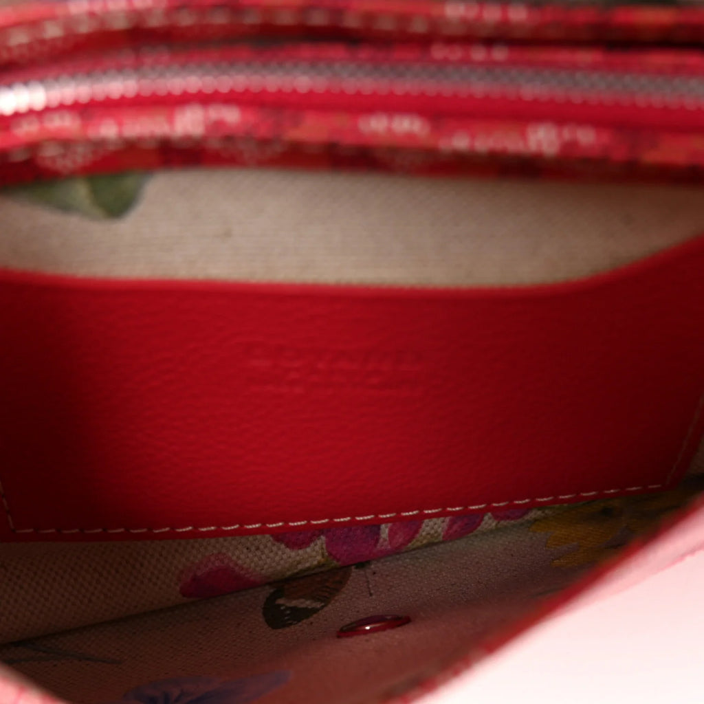 Goyard Red Goyardine Plumet Pouch