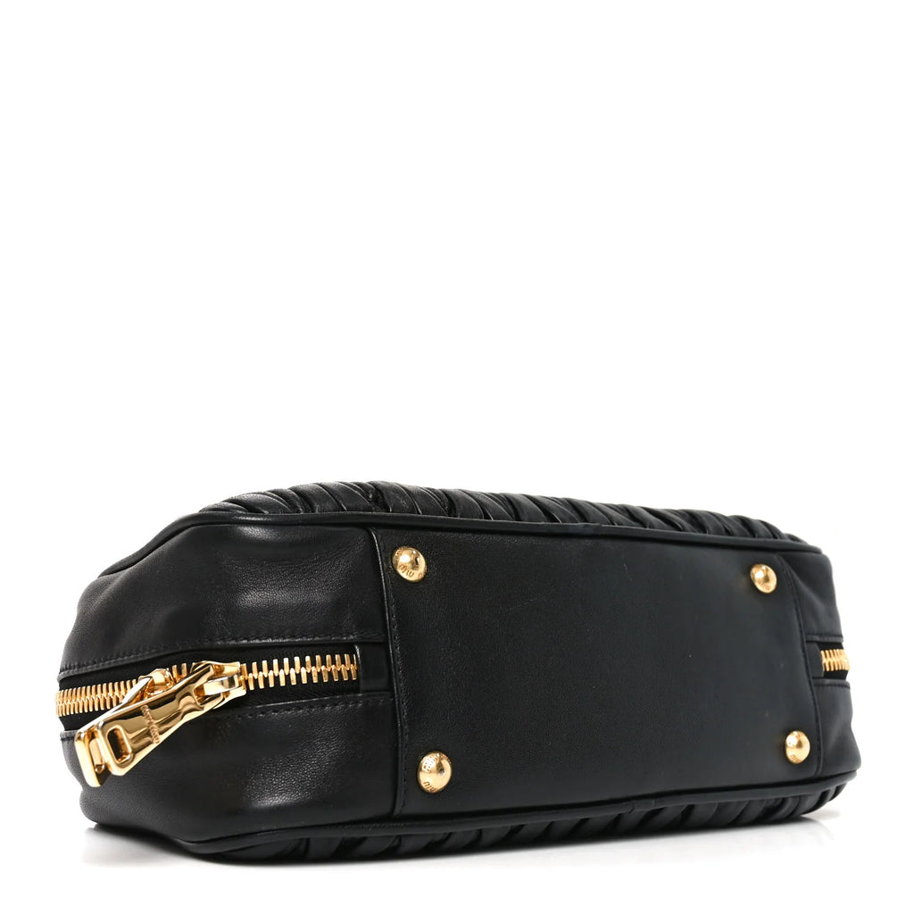 Miu Miu Black Matelassé Arcadie