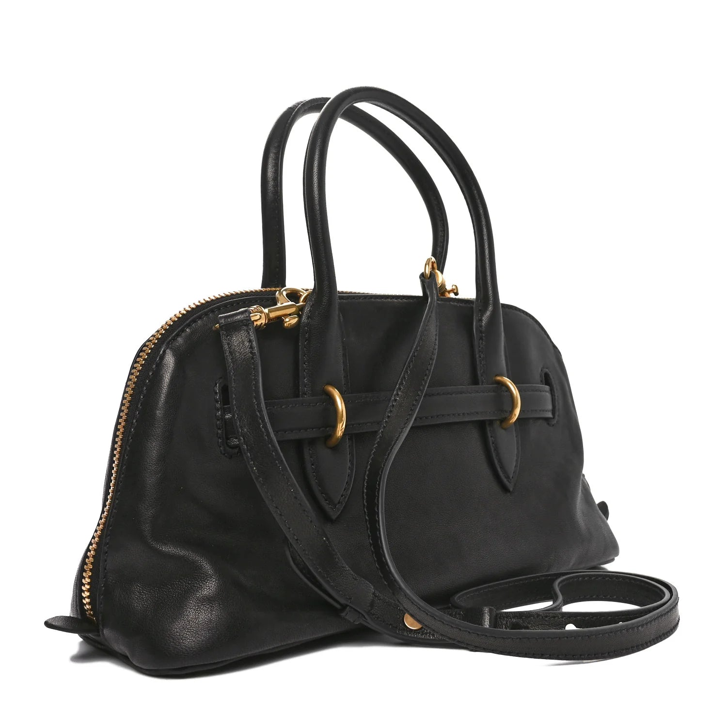 Miu Miu Black Leather Satchel