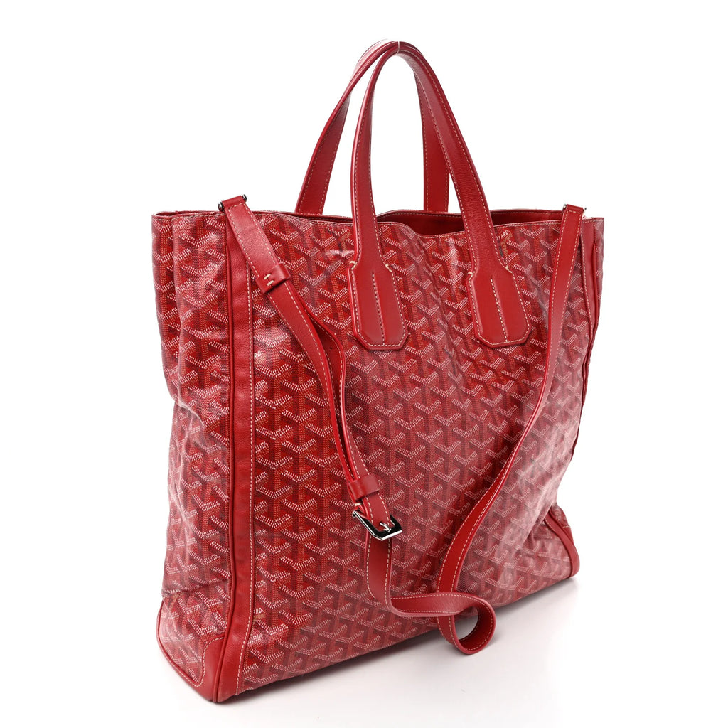Goyard Red Goyardine Voltaire Tote