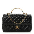 Chanel Black Quilted Lambskin Bag