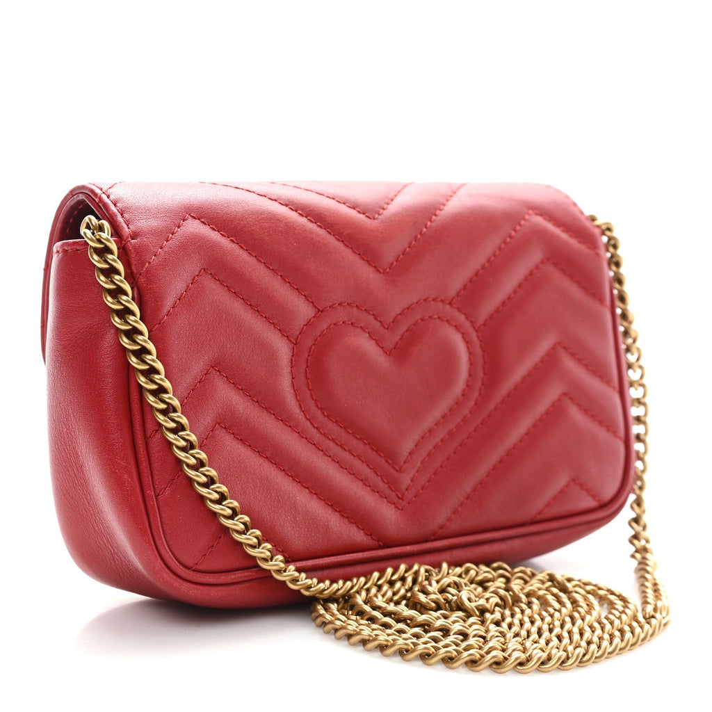 Gucci Red GG Marmont Bag