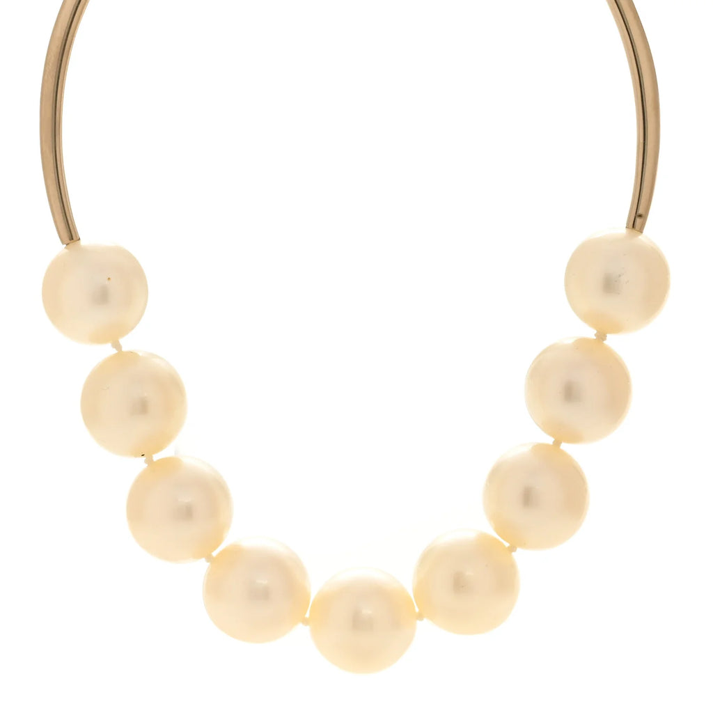 Chanel Gold Oversized Pearl Choker