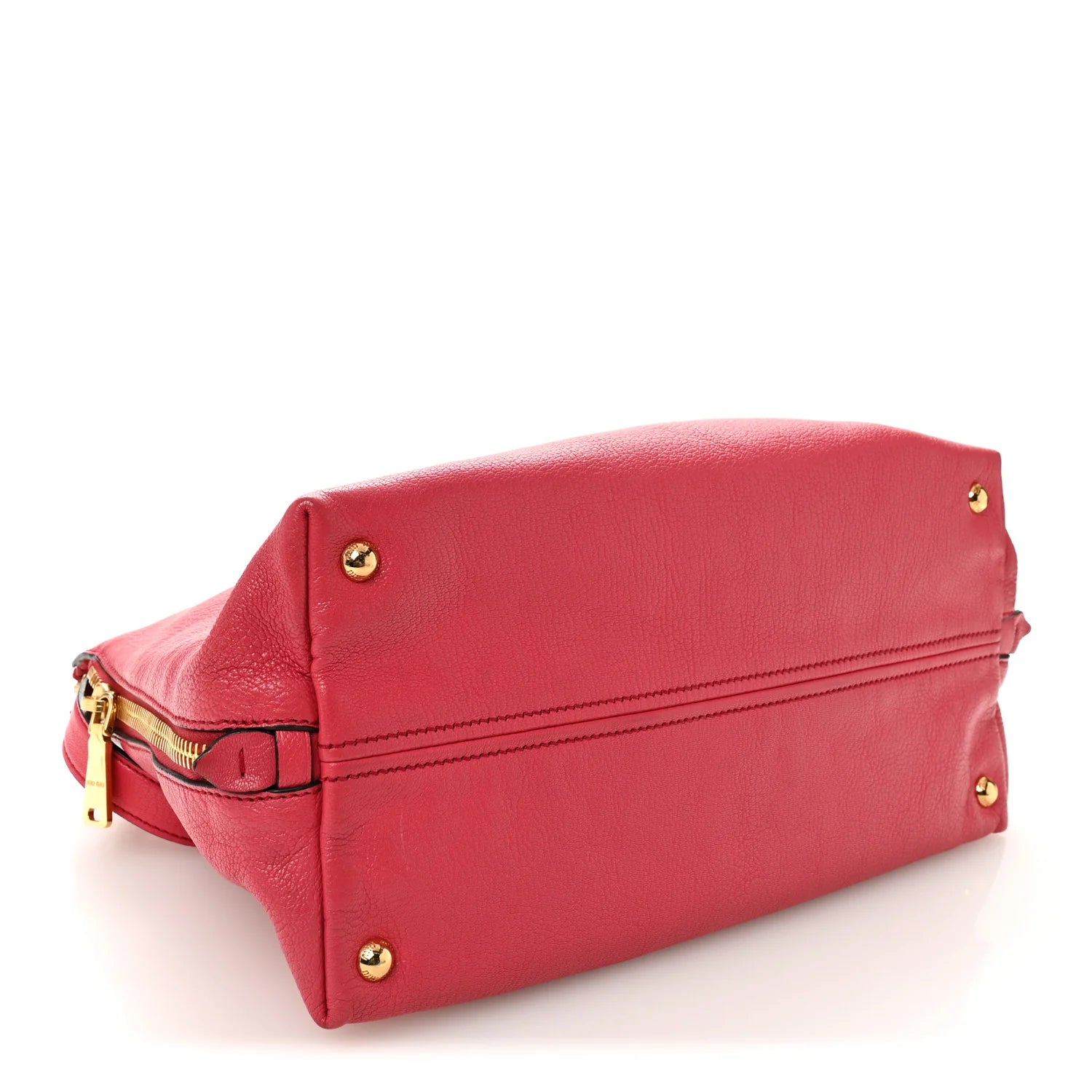 Miu Miu Red Leather Tote
