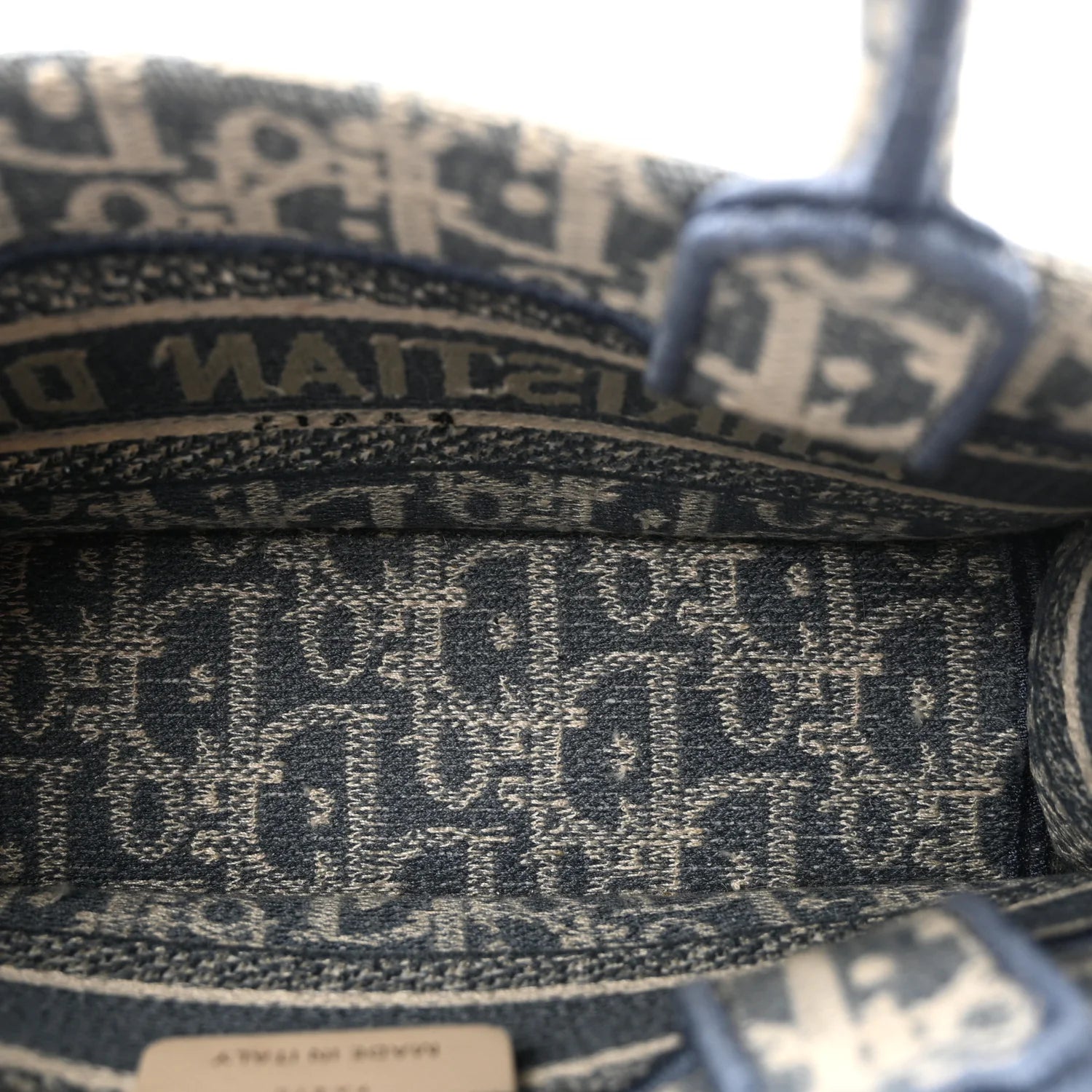 Dior Mini Blue Oblique Tote