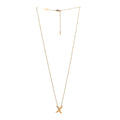 Louis Vuitton Gold "X" Necklace