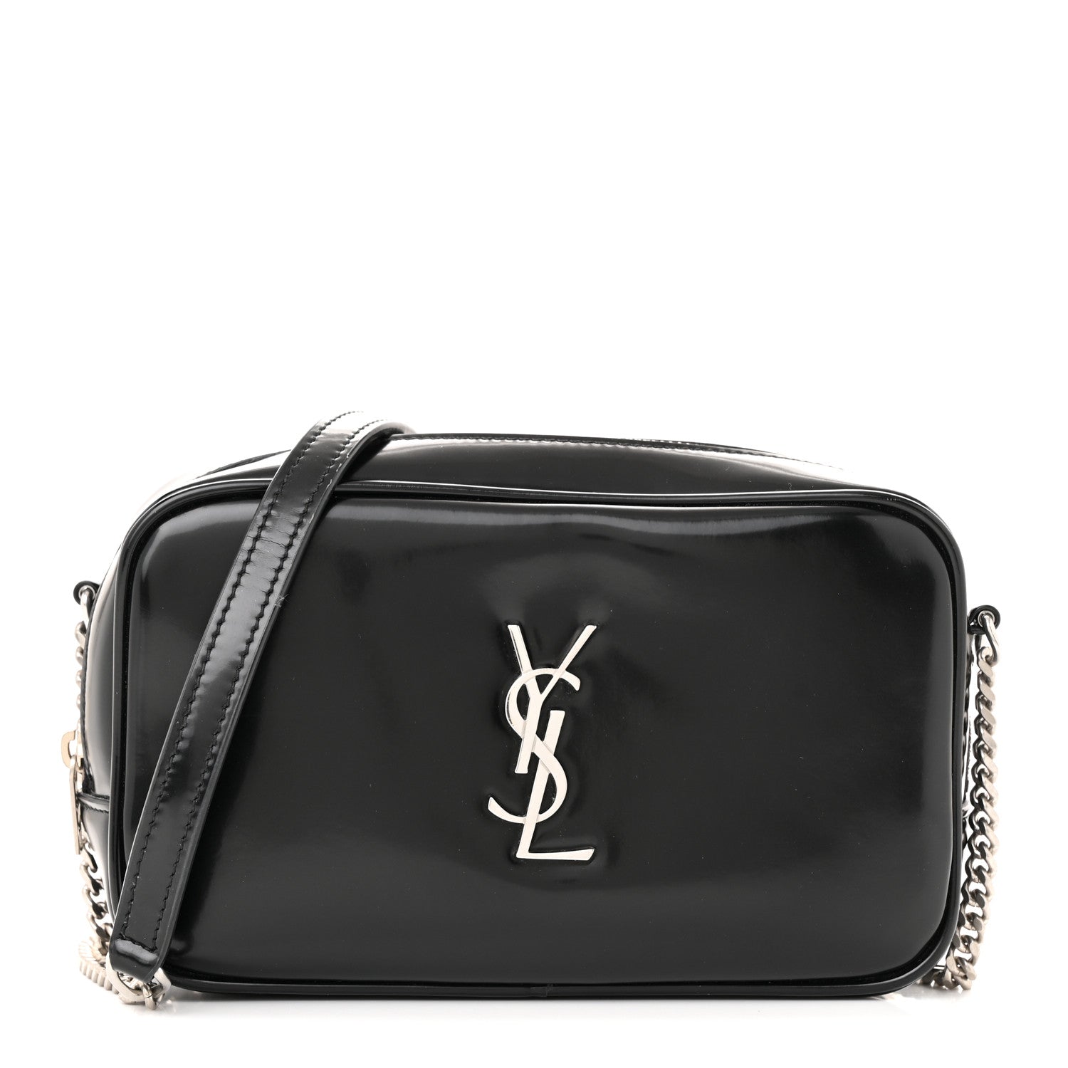 Saint Laurent Black Patent Crossbody