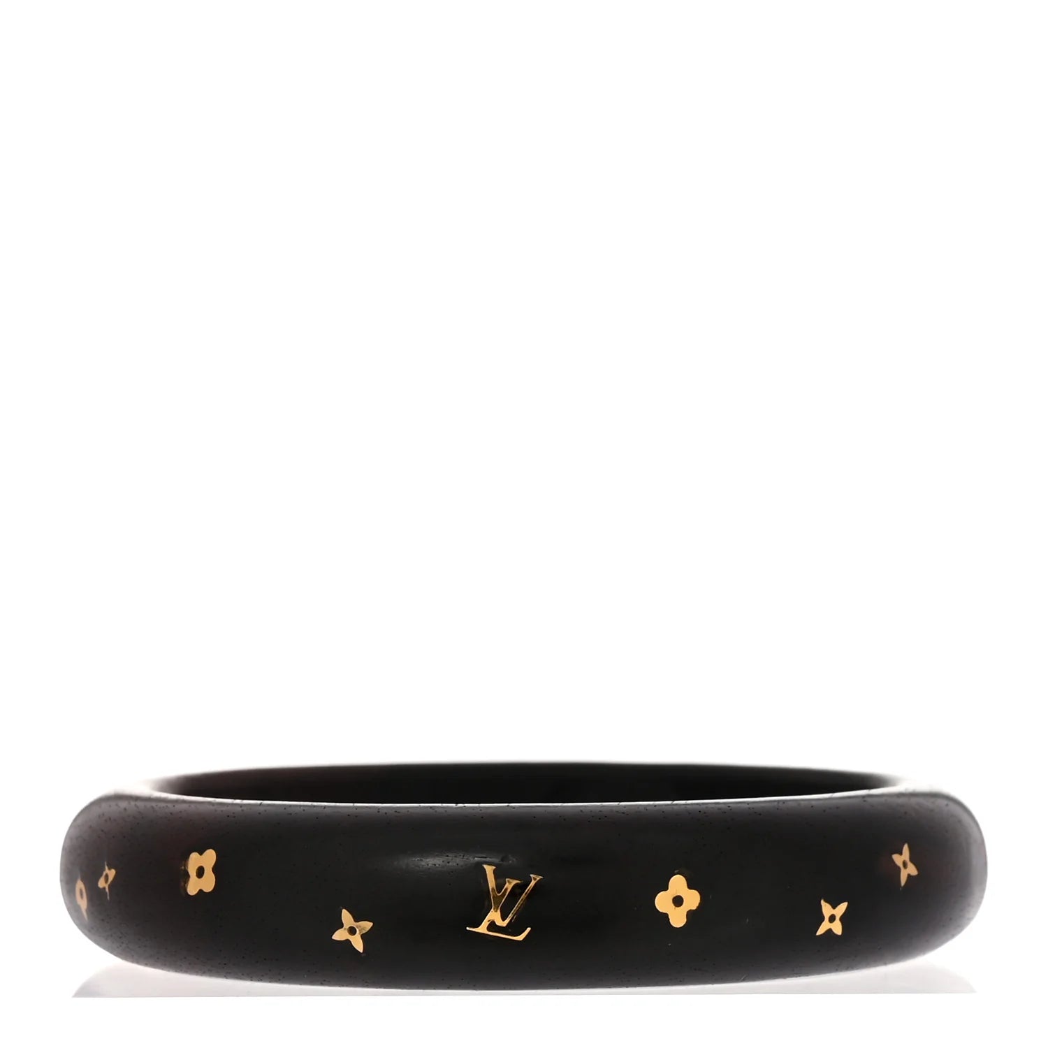 Louis Vuitton Black Monogram Bangle