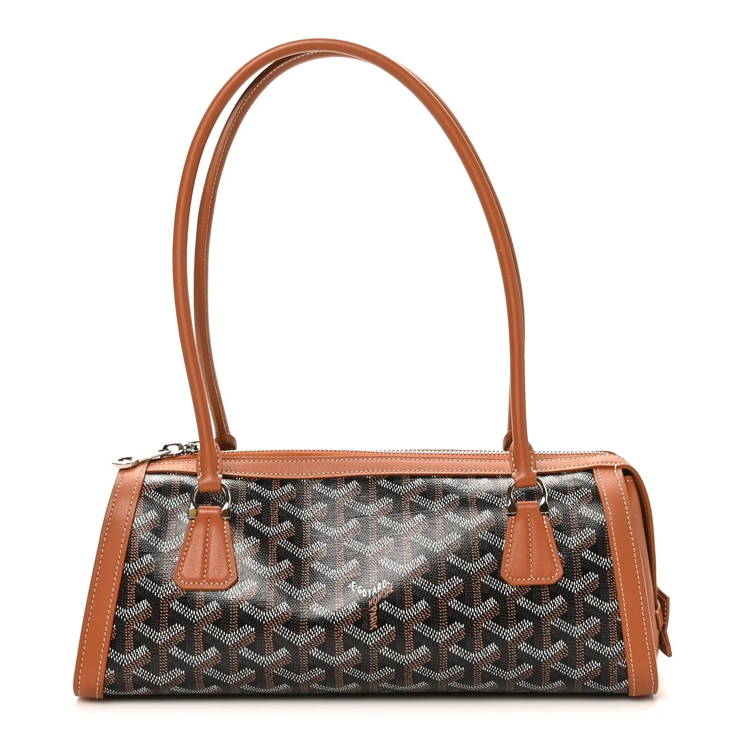 Goyard Black Goyardine Compiegne Bag