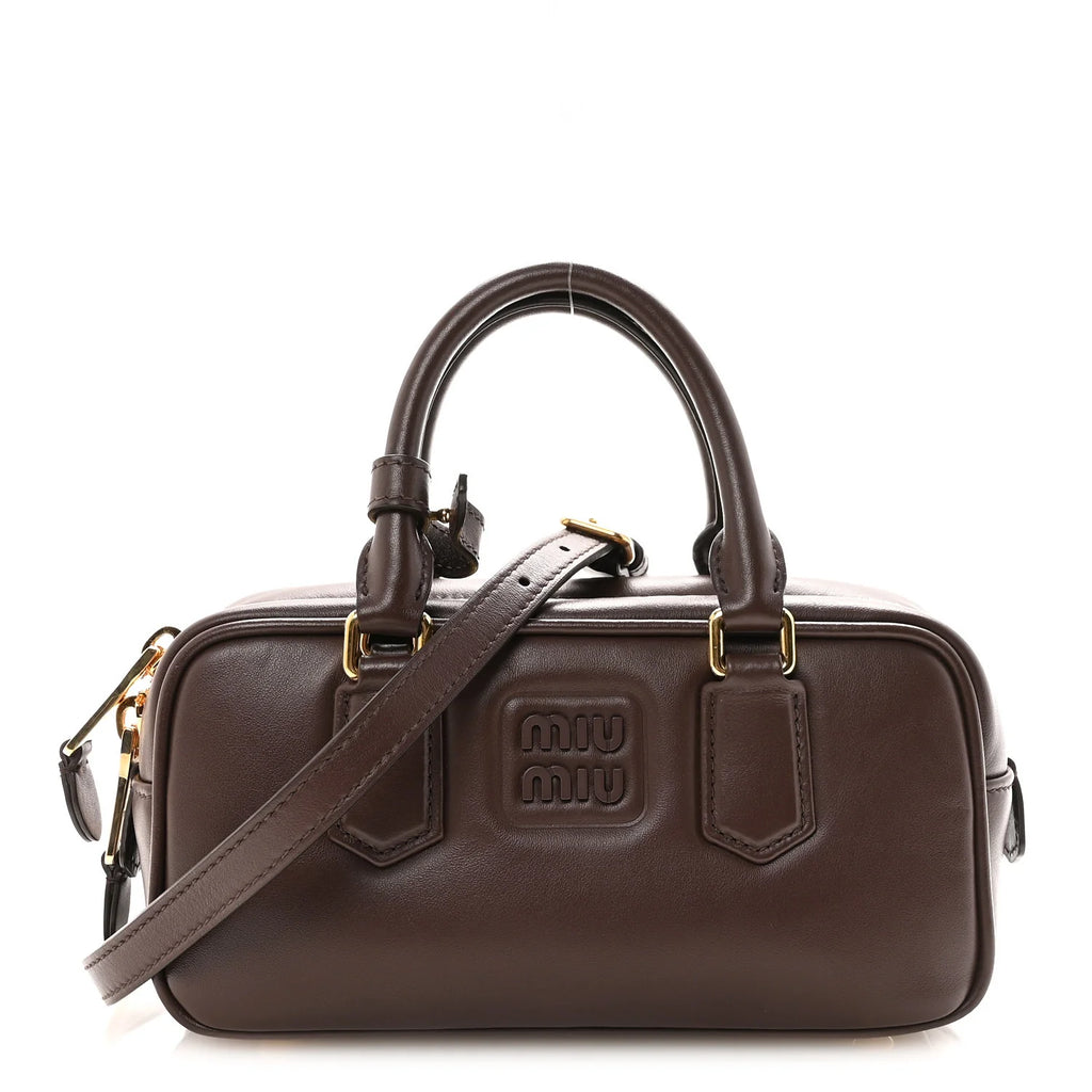 Miu Miu Brown Leather Arcadie