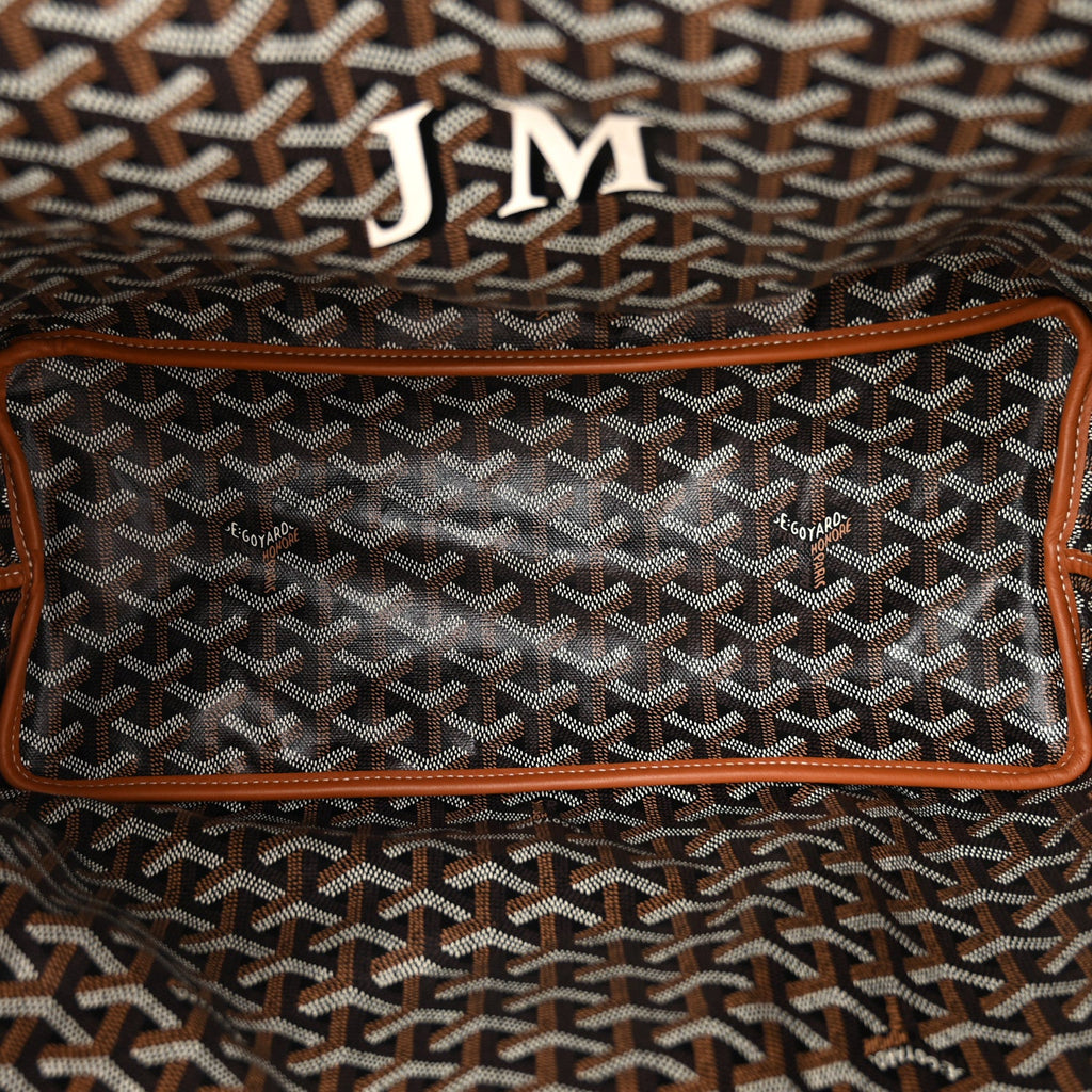 Goyard Black Goyardine Saint Louis Tote
