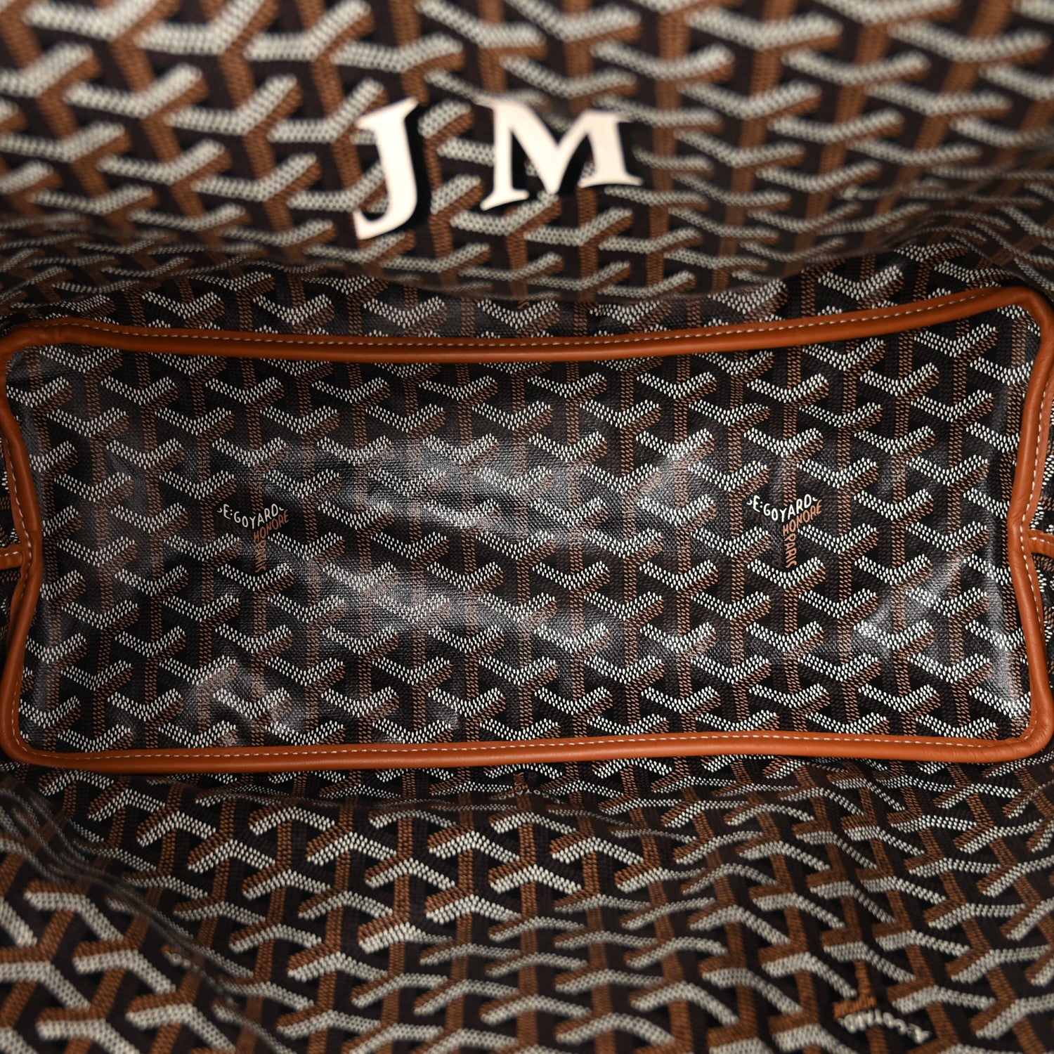 Goyard Black Goyardine Saint Louis Tote