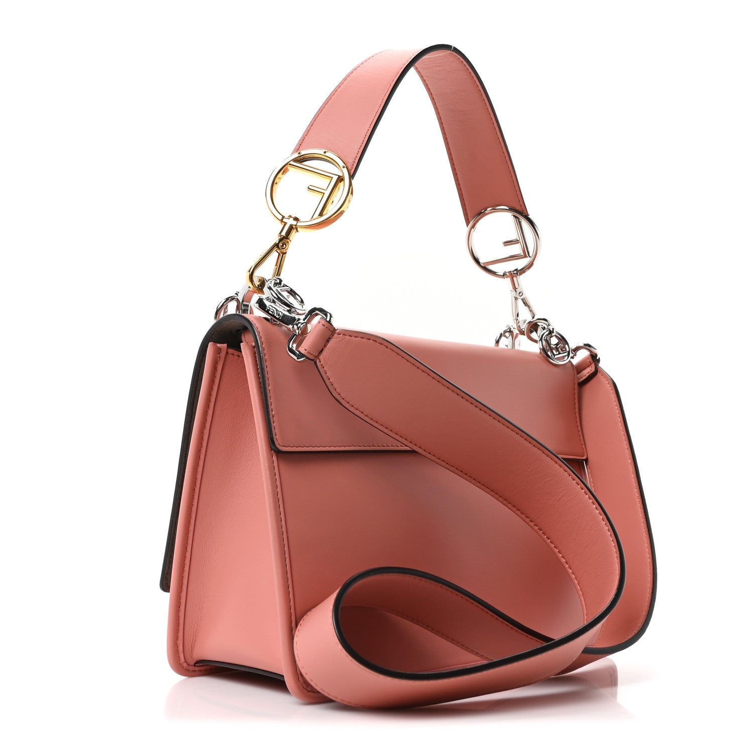 Fendi Pink Leather Kan I Bag
