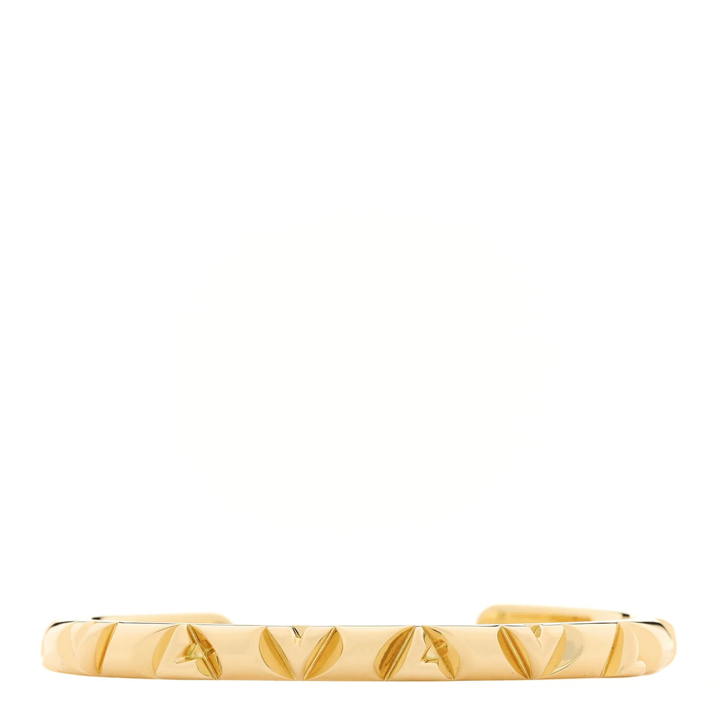 Louis Vuitton Gold Monogram Cuff