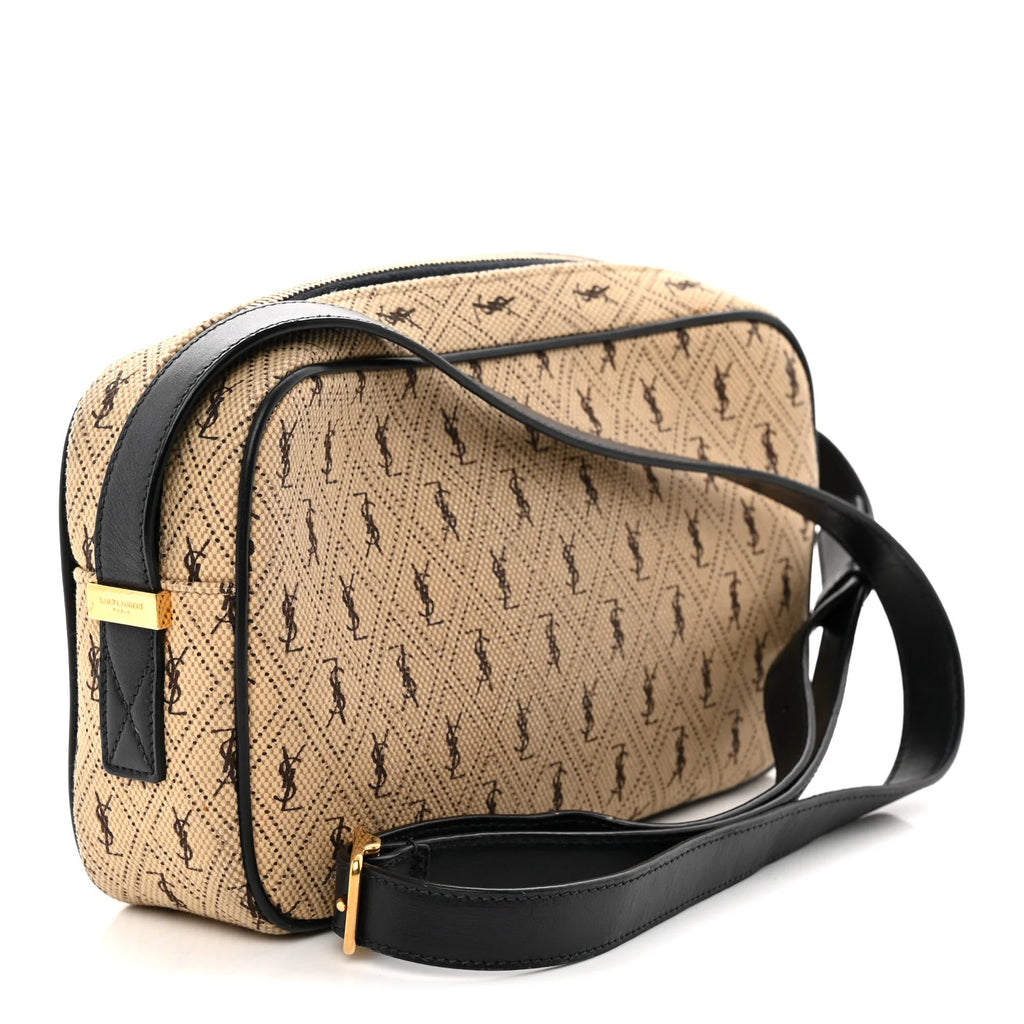 Saint Laurent Monogram Canvas Camera
