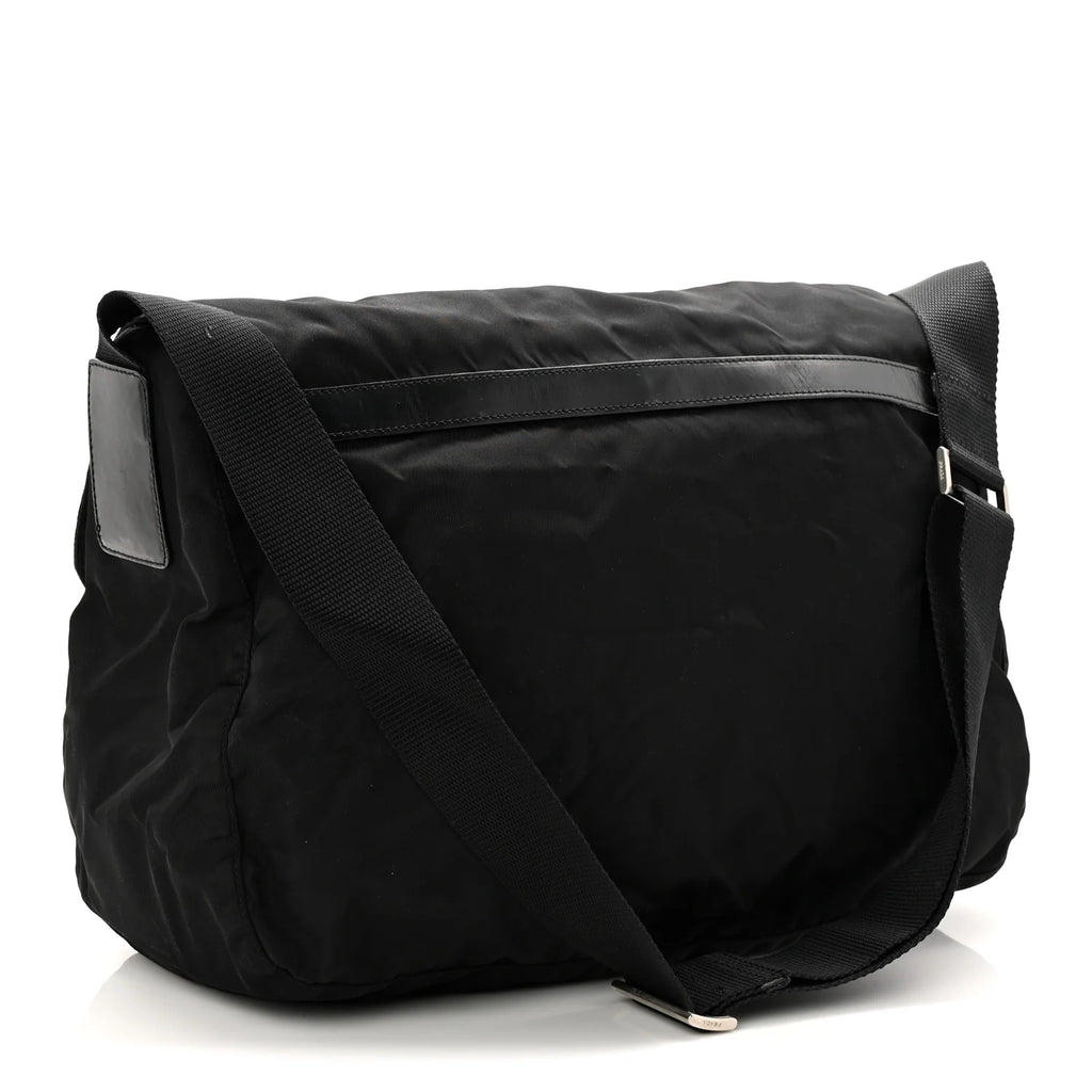 Prada Black Nylon Messenger Bag