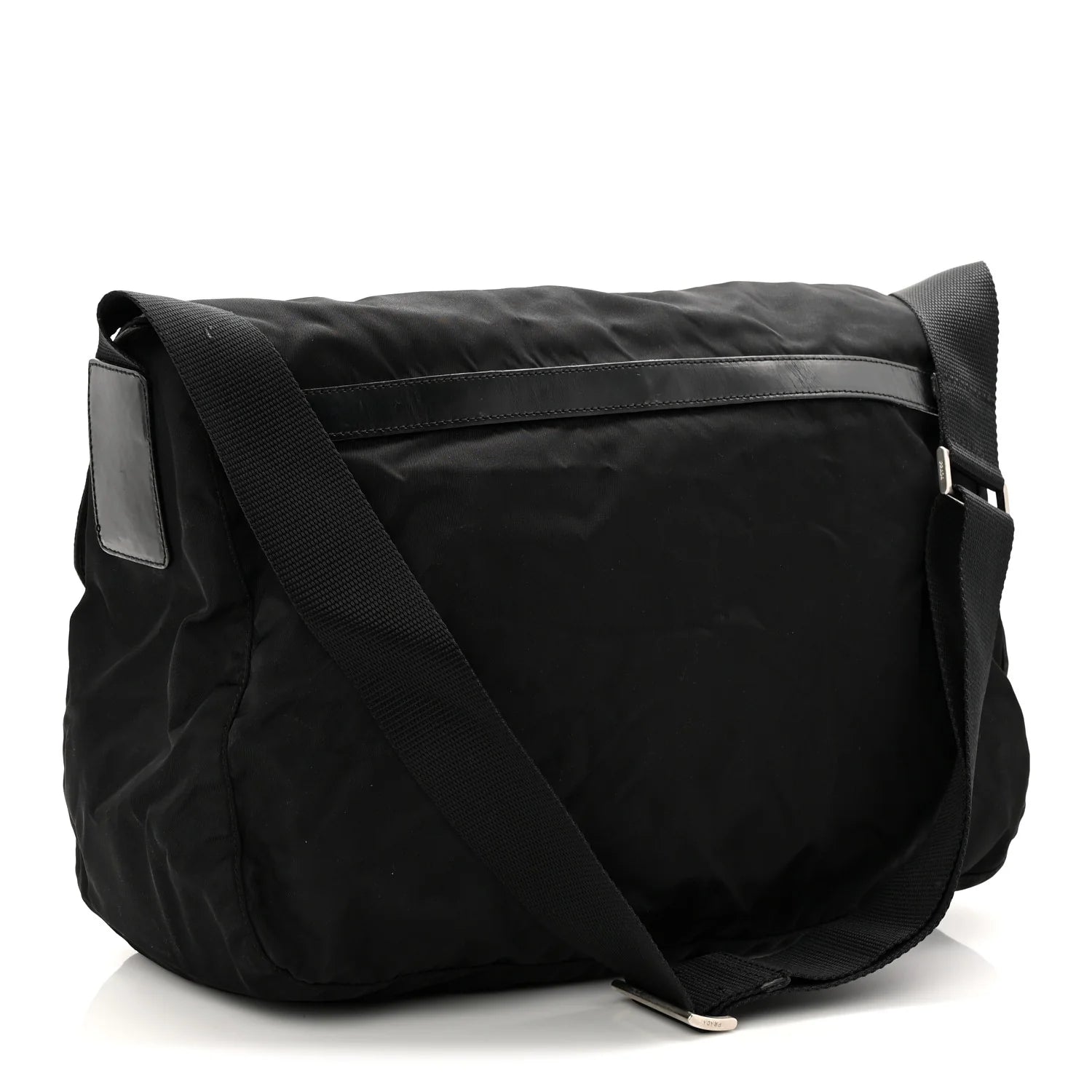 Prada Black Nylon Messenger Bag
