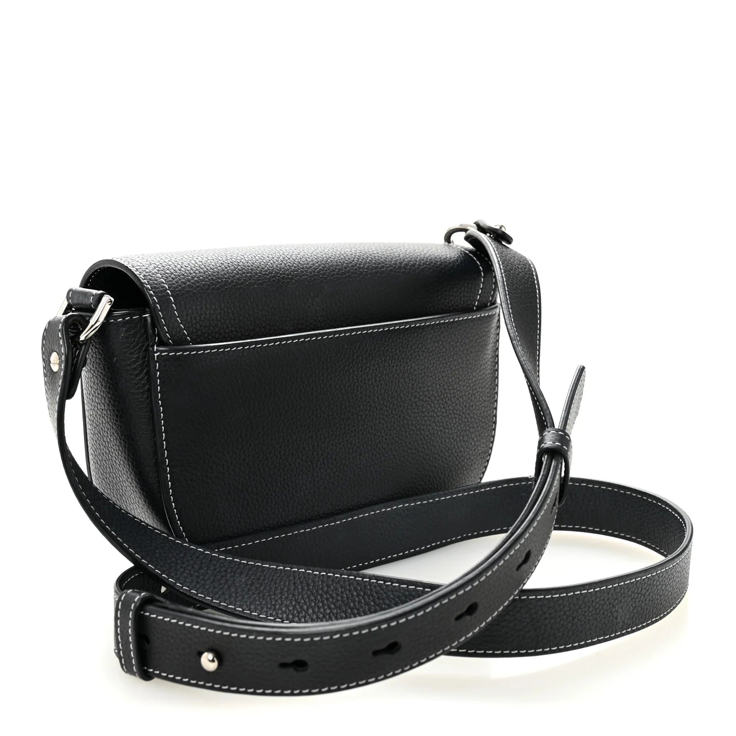 Dior Black Grained Leather Gallop